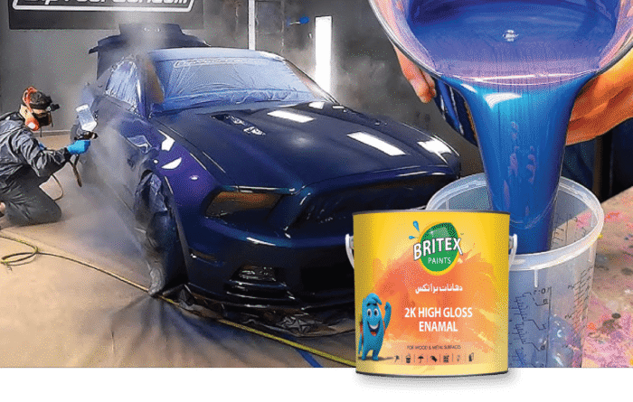 2k high gloss enamal